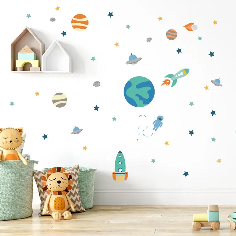 Espace Stickers muraux dans la chambre d'enfant