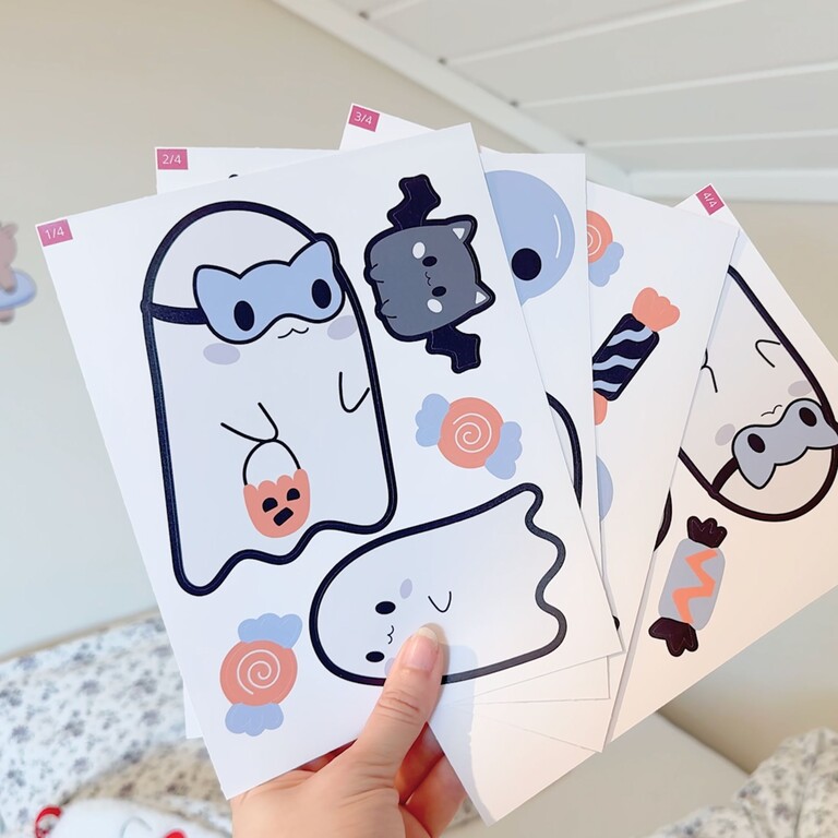 Fantômes Stickers muraux collection