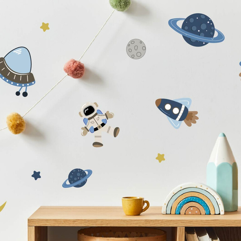 Astronaute Stickers muraux dans la chambre d'enfant