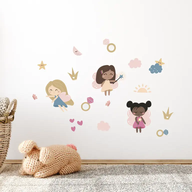 Fées magiques Stickers muraux photo client sur le mur