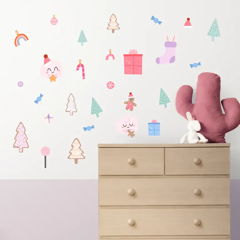 Holly Jolly Stickers muraux dans la chambre d'enfant