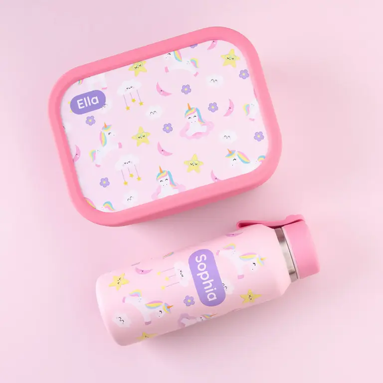 Pack repas avec Boîte à goûter et gourde